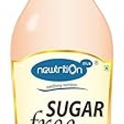 Newtrition Plus Redefining Nutrition Sugar Free Peach Syrup - Pack of 1 (500 ml each) - Zero Calorie, Diabetic Friendly, Keto Friendly (PACK OF 1)-0