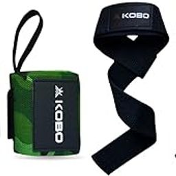 Kobo WTA-04 Power Cotton Gym Support (Camouflage-Green)&Kobo WTA-03 Gym Support (Black)-image-41