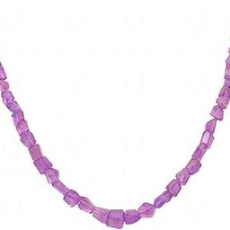 Amethyst Gemstone Uneven Shaped Bead Strand-image-69