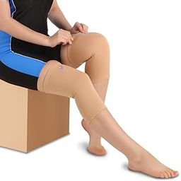 Flamingo Knee Cap - Breathable Support Sleeve for Knee Pain Relief and Stability| For Men and Women | Size - XXXL | 1 Pair pack-image-88
