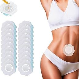 20 Pcs Castor Oil Pack Wrap, Castor Oil Pack Wrap for Tummy Castor Oil Compress Patches No Wash (Oil Not Included)-image-9