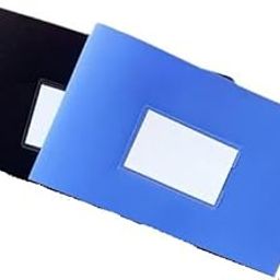 Manan Shopee Plastic Cheque Book Holder Cheque Book Folder Cheque Book Cover Cheque Book Protector Plastic Cover (Pack of 2) Color May Vary-22