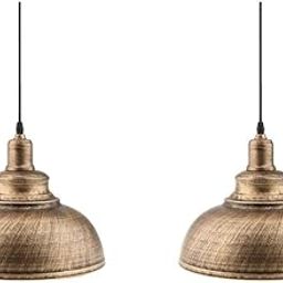 STYLEHEAVEN 2X Ceiling Light Shade Cover Pendant Lampshade Bronze - with Lamp Line|Home & Garden|Lamps, Lighting & Ceiling Fans|Lamp Shades-image-66