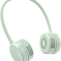 ATORSE Neck Hanging Fan Rechargeable Portable Personal Fan for Office Travel Hiking Green-10