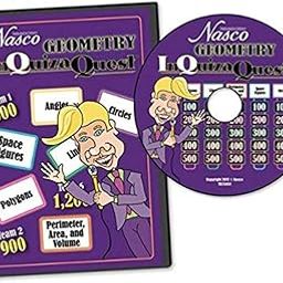Nasco TB25651 InQuizaQuest Interactive Game Show Style CD-ROM, Geometry-image-11