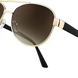 Classic Aviator Sunglasses for Women Pilot Polarized Sunglasses Men UV400 Protection for Driving Fishing Golf E1148-image-29