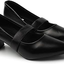 Women's Mary Jane Style Block Heels Slip-On Pumps-image-61
