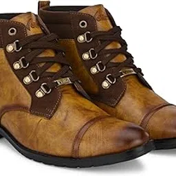 vellinto Royal Look Bikers Shoes For Men ll Casual Shoes For Men ll Latest Synthetic Leather Boots for Men ll Boots For Men-picture-18
