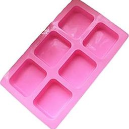 Perfect Pricee Silicone Mould for soap Cake Muffin Cupcake Soap, Resin Art, Candles Making Mould (6 Cavity Rectangle)-image-10