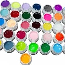Shills Professional 36 Colors Pot Nail Gel Paint Nail Gel Soak Off Nail Art Nail Lacquer Gel Nail Polish DIY Nail Art Tools (Multicolor)-image-51