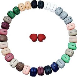2 Pair Hijab Magnetic Pins,Colorful Heart Shaped Magnetic Hijab Pins Buttons for Women,Scarf Pins Commercial Magnetic Hijab Pins for Clothing and Scarf,Scarf Clips for Women-Mix Color, Metal-image-7