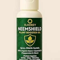 NeemGuard Plant Booster Oil 50ml | 100% Herbal Concentrate | Makes 10L | Water Soluble Growth Tonic & Natural Pest Repellent for All Plants – Indoor, Outdoor, Kitchen Garden-26
