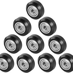 Official Creality 3D Printer Wheels, 10 PCS 3D Printer POM Pulley Wheels 625zz Linear Bearing for Ender 3/Ender 3 V2/Ender 3 Pro/Ender 3 S1 Pro/Ender 5 Series/CR 10 Series-16