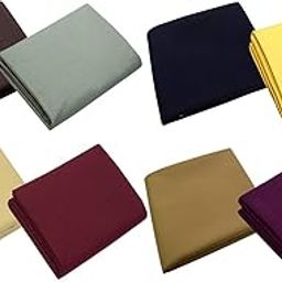 Men's Poly-Cotton Unstitched Shirt & Trouser Fabric Combo Set (Multicolor; 1.30 & 2.25 Meters)-image-48