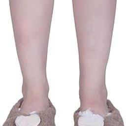 Women Anti-Slip Super Elastic Cotton Indoor Outdoor Floor Slipper Causal No Show Fur Slipper Socks In (Pack of 1)-image-93