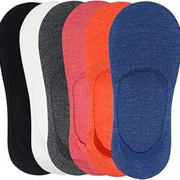 Loafer Socks for Women (Pack of 6)- Multicoloured-image-35