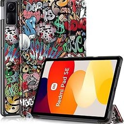 ProElite Case Cover for Redmi Pad SE 11 inch Cover, Slim Trifold Flip case Cover for Redmi Pad SE 11 inch Tablet [Auto Sleep Wake Feature], Hippy-image-86