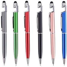 (Pack 6) Mobile Stand for Motorola Moto G35 Ballpoint Function Stylus Pen with Mobile Stand Holder Writing Pen Screen Wipe Adjustable Universal Mobile Phone Flexible Clip Holder Pen - (SE.G2)-image-50