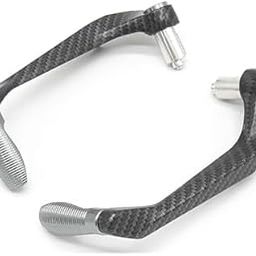 Universal 7/8" 22mm Motorcycle Handlebar Brake Clutch Levers Protector Guard Carbon Type (Gray)-31