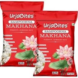 UrjaBites Sampoorna Lotus Seeds (Makhana) - Foxnuts | Crunchy & Healthy Snack | Ideal for Snacking, Roasting & Cooking | Gluten-Free & Nutrient-Rich Superfood - 500gm Pack of 2 (250gEach)-image-41
