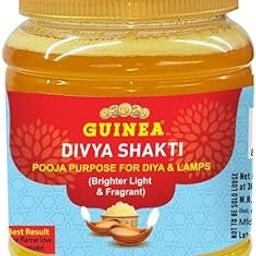 Guinea Divya Shakti Pure & Divine Non-Edible Pooja Ghee – 500ml Jar | Smokeless & Long-Lasting Diya & Lamp Ghee | Ideal for Spiritual Rituals, Diwali, Hawan, & Pooja-image-8