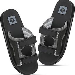 Men’s Orthopedic Comfort Sandals | Dual Adjustable Straps with Soft Cushioned EVA Footbed & Anti-Skid Sole – Lightweight Everyday Wear Slippers for Healthy Relaxed Feet-image-48