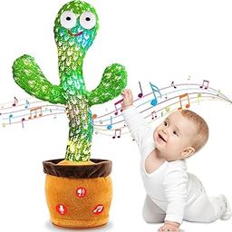 Toy Imagine Cactus Toy for Babies Dancing,Talking, Speaking, Recording | Repeat What You Say | Singing Electronic Pet for Toddlers | Swing and Sing Toy-Charger Cactus Plant.. (Age 1-10 Years).-18
