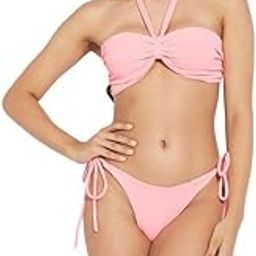 Halter Ribbed Bikini Set for Women Beach Wear | Swimming Costume for Women 2 Piece Set-picture-55