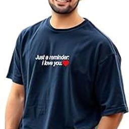 Men Oversized Printed Round Neck Cotton Blend T-Shirt-image-90