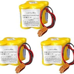 MICROUSB BR-2/3AGCT4A 6V 4400mah Lithium Battery for FANUC A98L-0031-0025 CNC Machine with Brown Plug (Pack of 3)-image-5