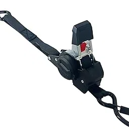 ecomistiq LICHTS® Retractable Ratchet Strap Premium Ratchet Tie Down Strap for Motorcycle Boat 200cm x 2.5cm|Home & Garden | Tools | Tie Downs & Straps-picture-20