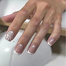 Buddy Jelly Trends Premium Designer 24pcs Stick-on Nails set, with Easy Glue Tab application, Nails are Reusable & Unbreakable (W1277)-41