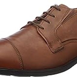 Mens 26167933-tan Leathe Uniform Dress Shoe-image-8
