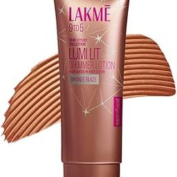 Lakme Lumi Lit Highlighter in Body Lotion with Hyaluronic Acid - Bronze, 100g-image-6