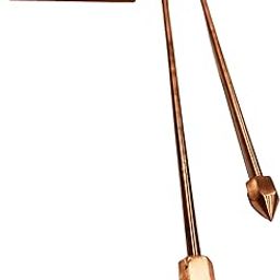 The Spiritual Living Copper Dowsing L Rods Pair for Aura Energy Checker || Vastu || Dowser Master Divining Rods || Dowsing Rods Spiritual || for Water Gold Vastu,33 Cm,9 Cm-image-29