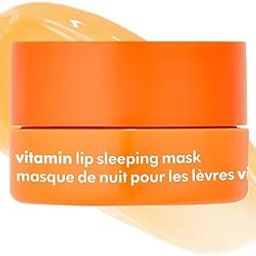 The Face Shop Vitamin C Lip Sleeping Mask (14g) - Smooths & Softens Dry Lips - Hydrating Lip Mask, Lip Balm, Lip Treatment, Lip Moisturizer - Overnight Lip Care for Lush Lips - Korean Skin Care-32