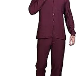 antiloop Men's Men Co-rd Set Solid Co-Ord Set With Polo Neck-picture-9