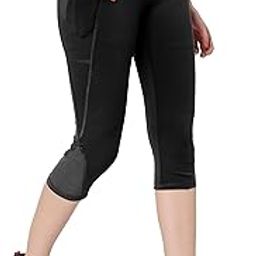 High Waist Capri Leggings with Side Pocket – Stretchy, Moisture-Wicking Workout Pants for Women-picture-13