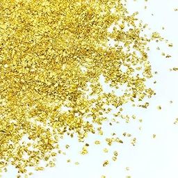 Lansing Metallic Gold Resin Stone – Shimmering Powder for Epoxy Resin, Art & Craft Projects, Jewelry Making, Coating & Decoration – Fine Glitter Texture with Brilliant Shine (50g)-10