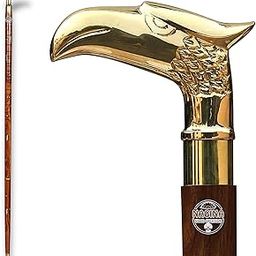 Premium Antique Wooden Walking Stick for Men,Women and Old People (Color-Brown), (Length 36 INCH)-11