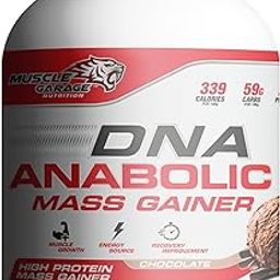 Muscle Garage DNA Anabolic High Protein Powder Mass Weight Gainer (Chocolate, 1Kg)-18