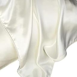 DPK Plain 300 TC Single Color Silky Satin Fabric Pillow Cover/Cases/Protectors/scrunches/Dress Plain Material Silk and Shine Fabric Material (Width:- 44" Inchs)(White,1 Meter)-20