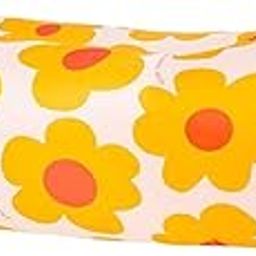 bnf®Inflatable Lounger Bed Sleeping Bag Backyard Camping Portable Couch Air Sofas Yellow Floral|Home & Garden | Furniture | Beds & Mattresses-12