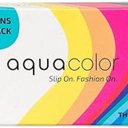 Aquacolor Monthly Disposable Colored Contact Lenses with Power - Icy Blue - (1 Lens/Box) (-6.00)-image-19