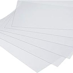 Kuber Industries 6 Pieces PVC Refrigerator/Fridge Multipurpose Drawer Mat Set (Ctktc032292, White, Standard, Polyvinyl Chloride)-24