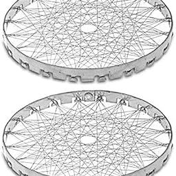 Pavan Ecommerce chota tandoor Stainless Steel Chota Tandoor Jali for home Hostel // Rasoi Roaster Grill (Silver)-Pack of 2 Chota Thandoor 2-image-40