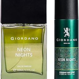 Giordano Neon Nights Eau de Parfum 100ml + Deodorant Spray 200ml Combo Set (Pack of 2)-image-95