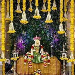 Divyakosh Latkan for Home Decoration, 13 Marigold Hangings, Garlands for Festival/Wedding/Pooja/Event (Green Leaves Not Included)-image-39
