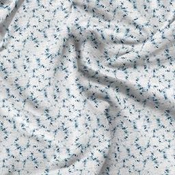Soimoi Blue Cotton Poplin Fabric Bohemian Tie-Dye Print Fabric by Meter 58 Inch Wide-image-58