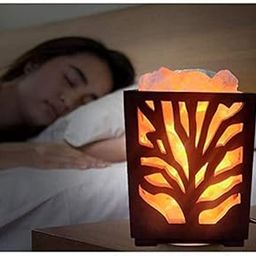 Illume LAMP and Candles Candles Himalayan Rock Salt Lamp for Positive Energy, Vastu, Night, Floor, Bedroom, Living Room Size (6 * 6 * 6 cm, Orange)-image-36